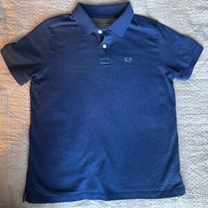 Blue Vineyard Vines Boys Edgartown polo Med 13/14